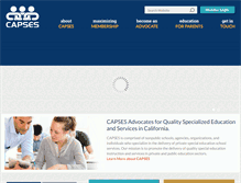 Tablet Screenshot of capses.com